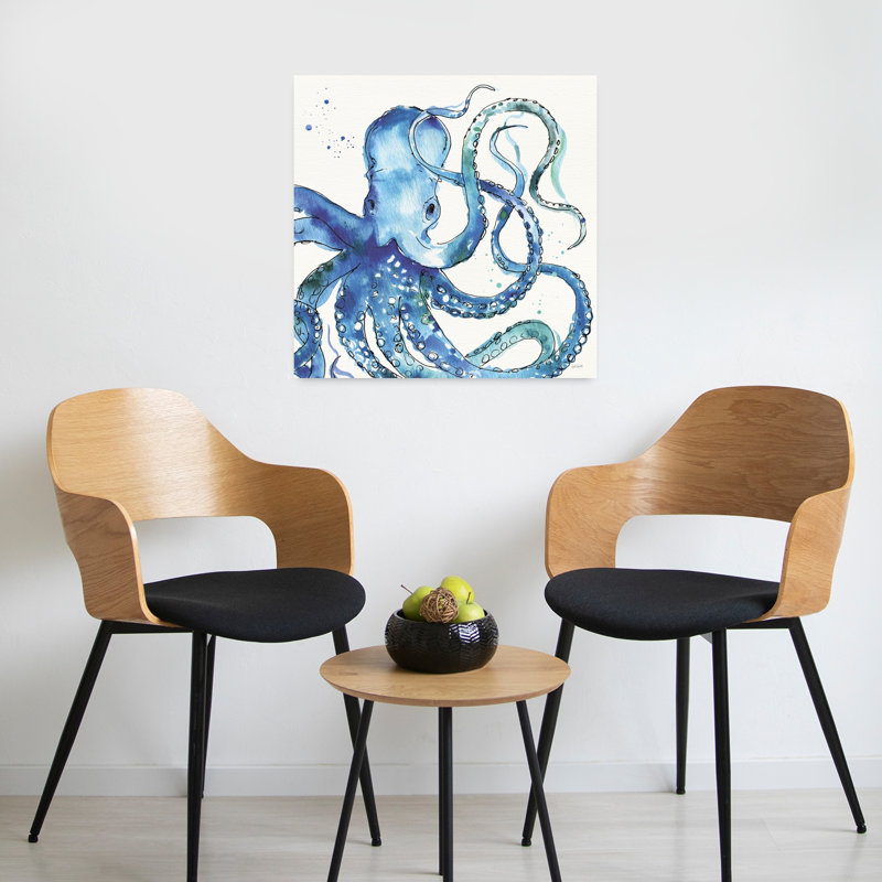 Pieuvre de mer profonde, art côtier, H 24 po x l 24 po