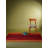 Manns Hand Knotted Loom Wool Eco-Friendly Area Rugs - Square | Orange & Red Color | Contemporary Design | Area rugs for living room, bedroom-1464037627