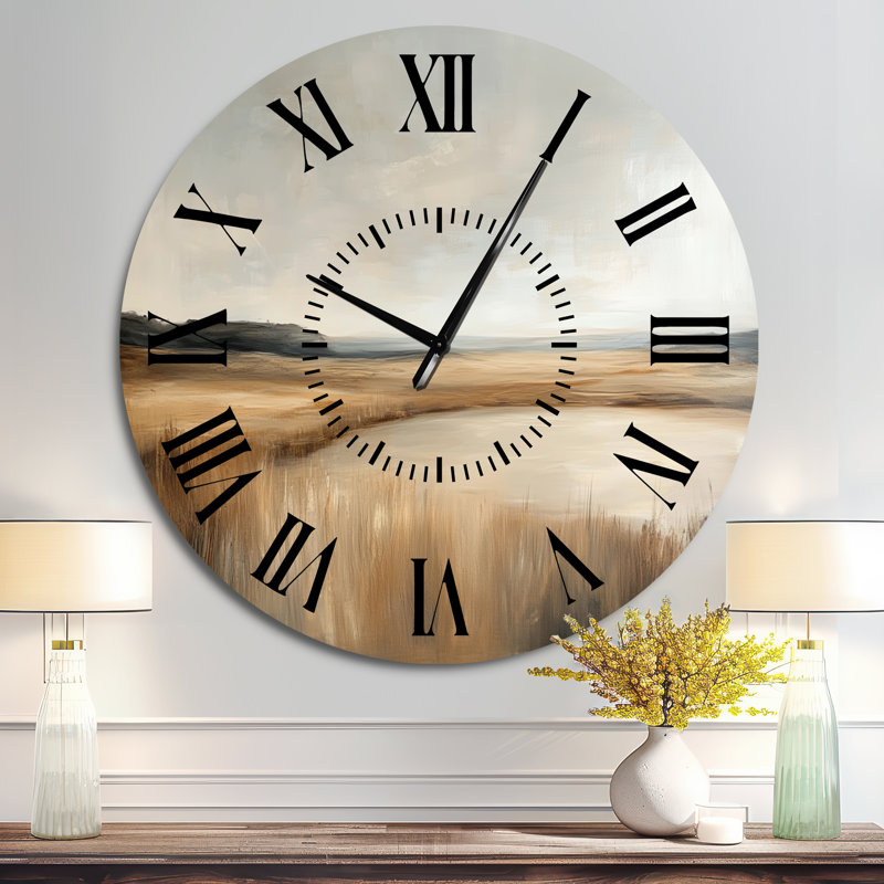 Horloge murale nautique en métal rétro, Surdimensionné