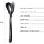 Black Tea Spoons, 6-Piece Silverware Set, Stainless Steel, 6.6 Inches, Dishwasher Safe