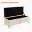 Repose-pieds avec rangement Elegant