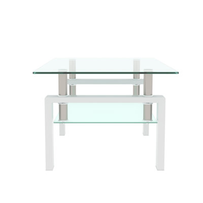 Versatile Glass Coffee Table With Modern Design And Ample Storage For Living Room And Office Use