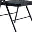 Ensemble de 4 chaises pliantes rembourrées noires, l 15,7 po x P 17,7 po x H 30,3 po, pour chaises d'invité pliables en acier-1749232579