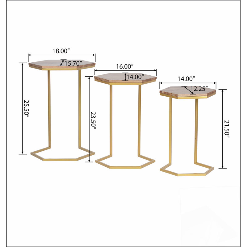 END TABLE SET OF 3 Modern End Table Solutions,Compact End Table Collection