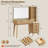 Carsin 48" W Engineered Wood Makeup Vanity with Lighted Mirror-1102255575