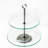 Glass Tiered Stand