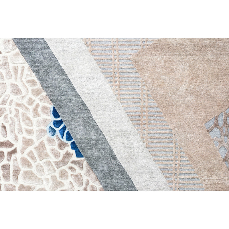 Hand Knotted Area Rug, Rectangle 8' x 10'