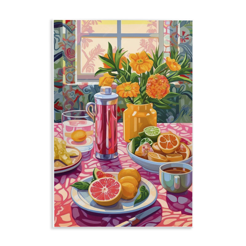 "Summer Table Spread" par LSR Design Studio, H 15 po x l 10 po