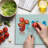 Ambesonne Julia Cutting Board Large Size Game Style Letters Multicolor