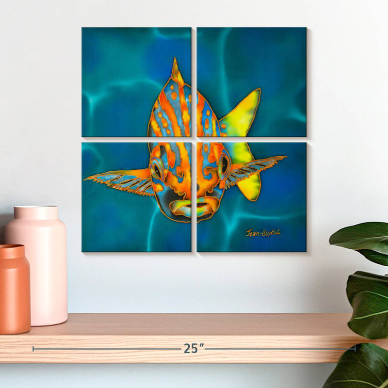 Petit poisson-ronce Brampt, H 18 po x l 18 po