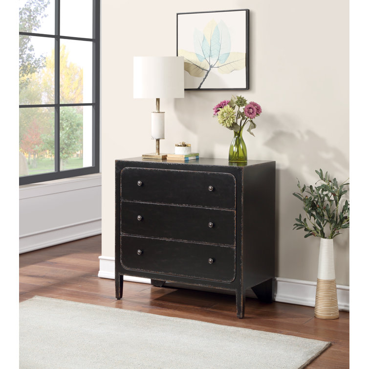 110-BC328-D1-B2 American Modern 28'' Three-Drawer Bedside Chest