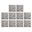 10-Pack 3D Self-Adhesive Wall Tile Stickers