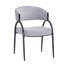 Upholstered Dining Chairs With Metal Legs-120974145