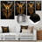 Yellow Dark Fantasy Angel Warrior - Fantasy Metal Wall Art-996662046