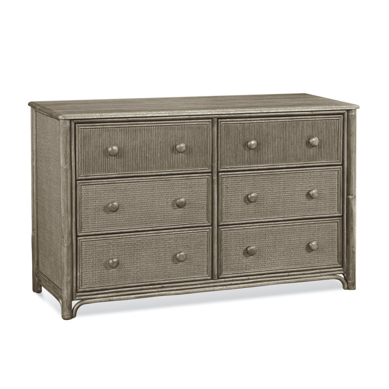 Summer Retreat 54'' W 6 - Drawer Dresser, Flax