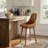 Comfortable Bar Stool Modern Barstool With Back & Wood Legs, Counter Height Upholstered Bar Chair For Kitchen Island-47574284