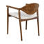 Chaise de salle à manger Augusta en loupe