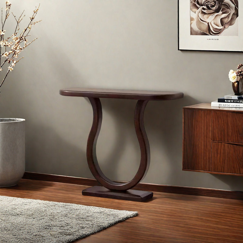 Console Modern Minimalist, Rouge, H 31,5 po x l 35,43 po x P 9,84 po