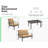Ferruccia Metal 4 - Person Seating Group with Table and Cushions-224633208