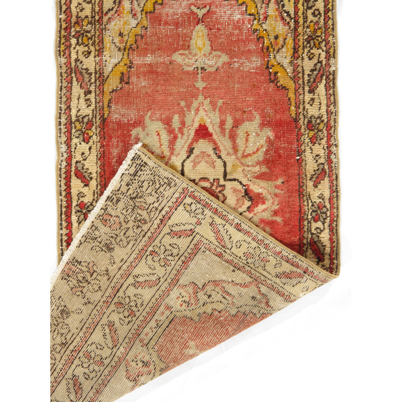 Wool Area Rug in Red
