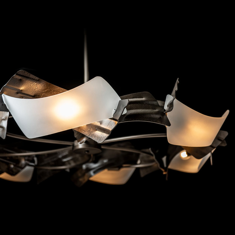Crest 6 - Light Novelty Pendant, Dark Smoke