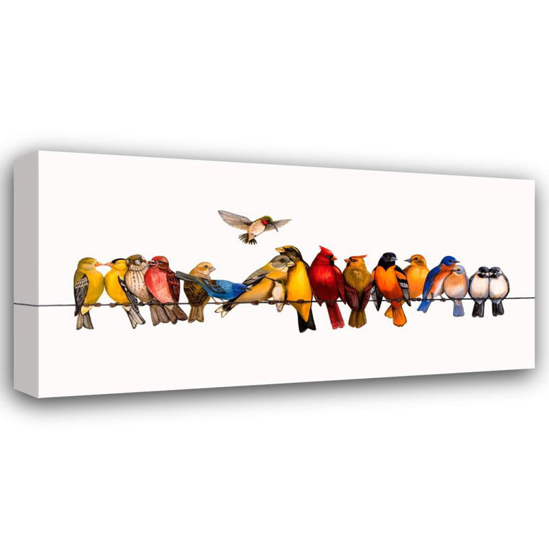 Grand oiseau ménagerie, H 12 po x l 24 po