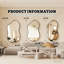 Irregular Metal Framed Wall Mirror, Asymmetrical Mirrors-779110838-779110832
