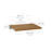 SlimLine Teak Wood Folding Shower Bench Seat