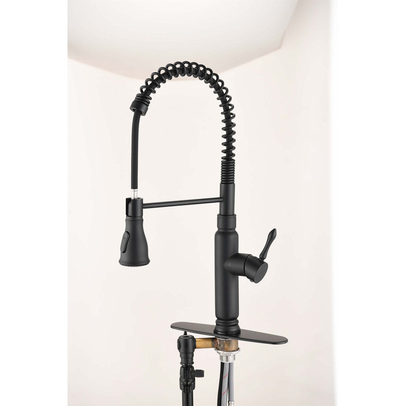 Red Cloud Pull Down Touch Kitchen Faucet, Matte Black