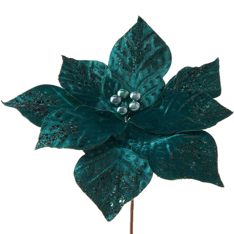 Fabric Poinsettia Arrangement