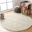 Tapis ivoire en laine / coton tissé à la main Hayhurst-1052138174
