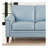 Westcott Leather Loveseat