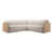 Nevis Ivory Polyester Blend
