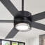 Ventilateur de plafond standard à 5 pales de 52 po avec télécommande et ensemble d'éclairage inclus Javonnie-170046905-170046904