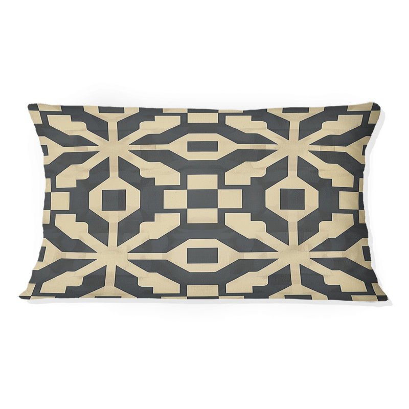 Coussin Beige Modern Maze II - Modern