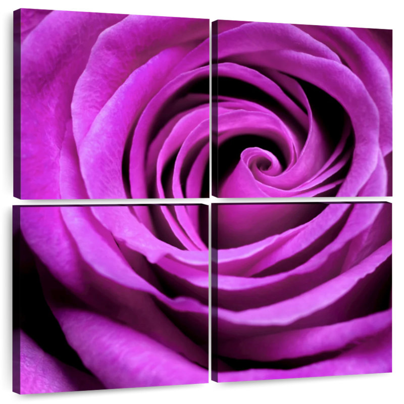 Harnek Purple Rose, 26" H x 26" W