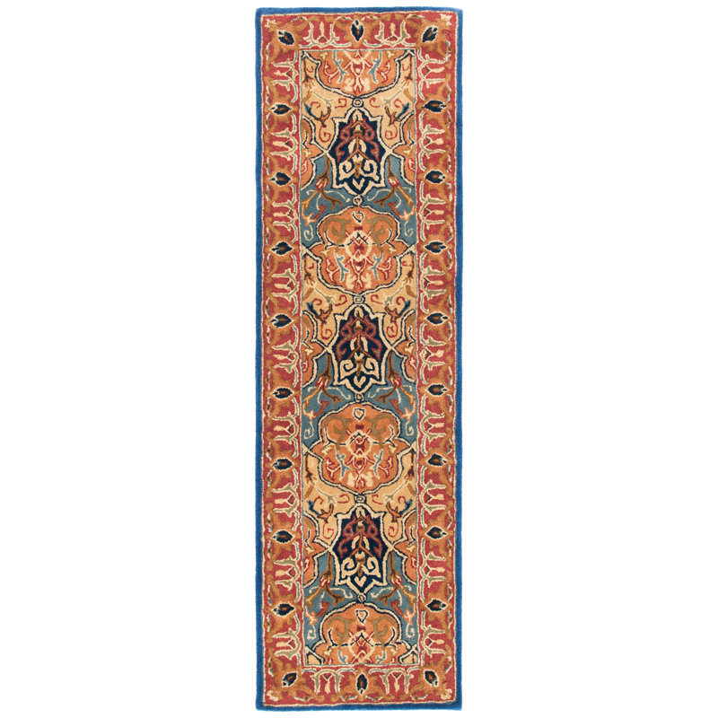 Colyt Hand Tufted Indian Wool Oriental Rug, Runner 2'3" x 8'