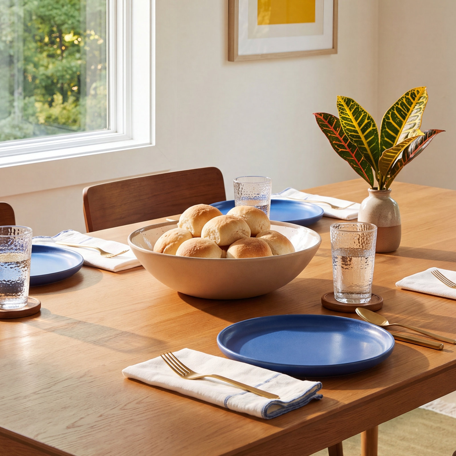 Laya Melamine Serving Bowl