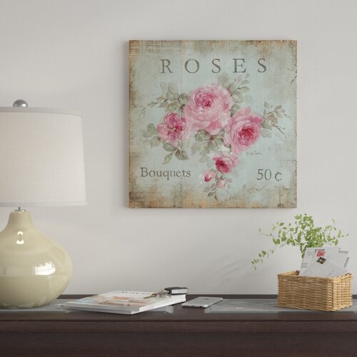 Bless international Rose Bouquets (50 Cents) On Canvas by Debi Coules ...