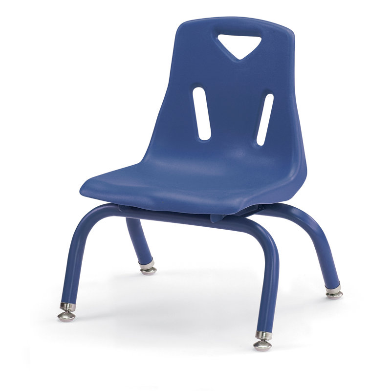 Chaise empilable Berries®, Thermolacquée, bleu, 10 po