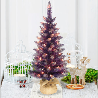 36' Lighted Spruce Christmas Tree