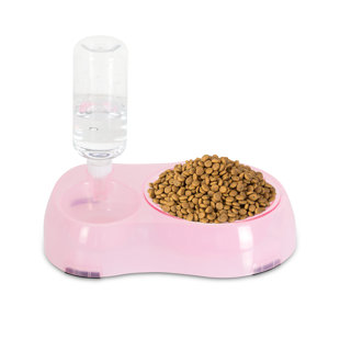 APF Series AnyPet Slow Feeder Bowl, Elevated, Double Transparent for Cats, Small Dogs