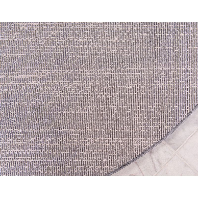 Heights Abstract Indoor Rug, Round 8'