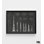 «Architectural Heights» par Ethan Harper, impression murale de construction encadrée, impressions murales de tableau noir, impression de croquis de gratte-ciel, art mural encadré