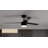 Breeze 52in 3-Blade Smart Ceiling Fan in Matte Black 2700K-6000K CCT Tunable Range LED Light Kit with Remote Control Works With iOS or Android App-126659247