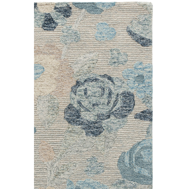 Metro 760 Hand Tufted 80% Wool; 20% Cotton Floral Rug, 4'-0" X 6'-0" Rectangle