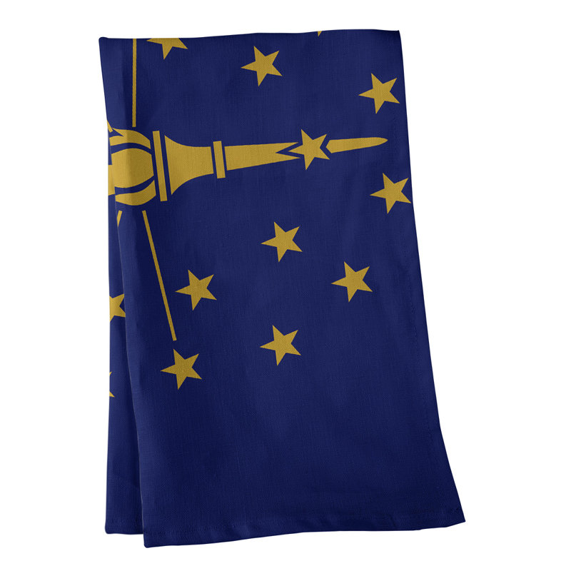 Serviette de thé indiana flag, Polyester sergé