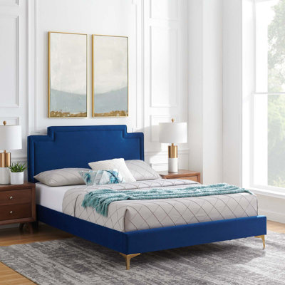 Modway Liva Performance Velvet Bed