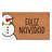 Snowman Feliz Navidad Spanish Doormat 17" x 29"
