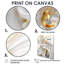 «Whirling River Dynamics Gold and White II - Abstract Spirals», art mural-1612393605-1612393624